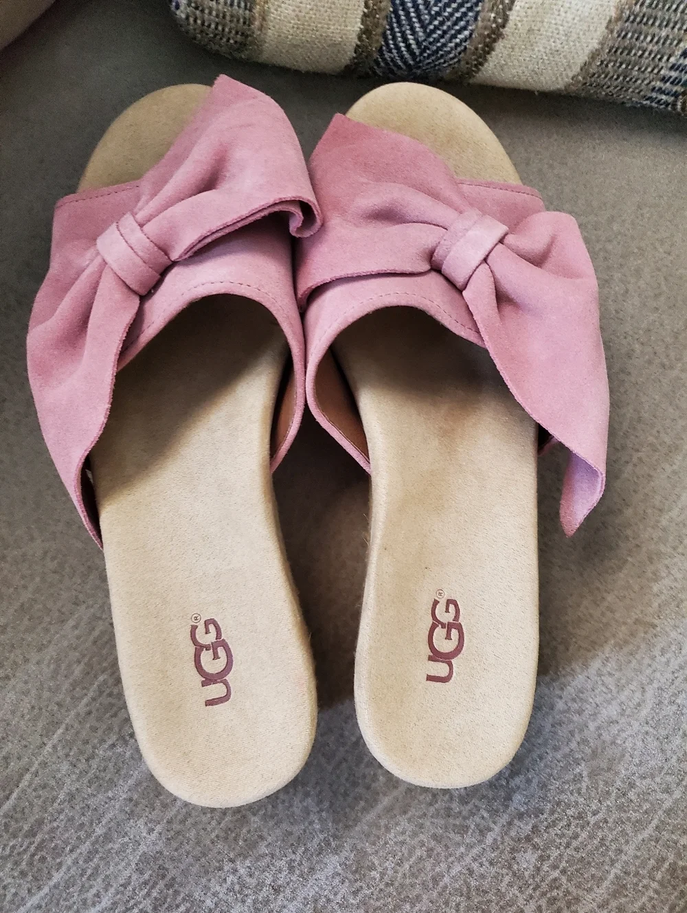 UGG JAYCEE ARROYO WEDGE ESPADRILLES SLIP ON SHOES sz US 8 In Pink Dawn